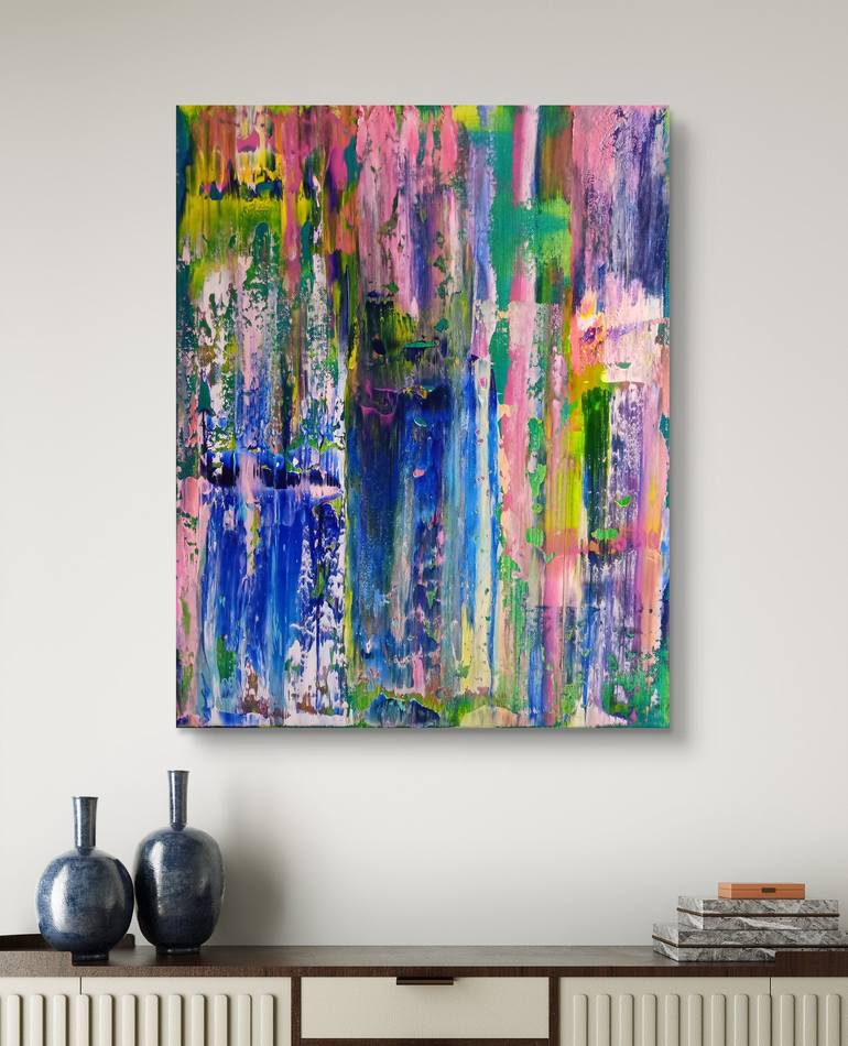 Original Contemporary Abstract Painting by Raffaella Lupetti