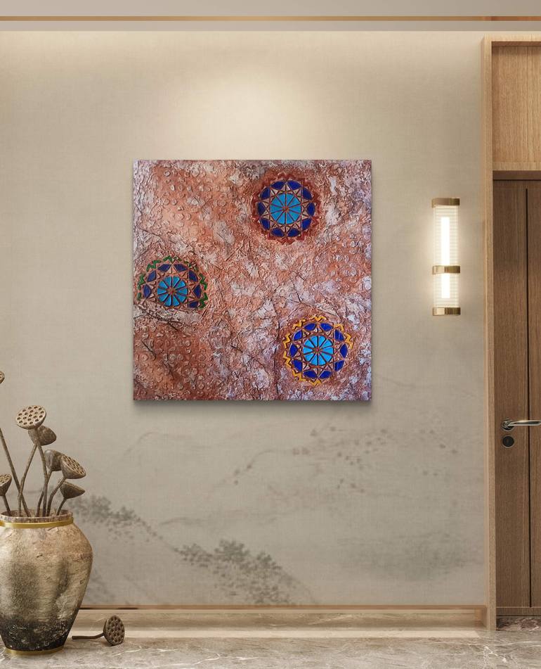 Original Classicism Abstract Painting by Raffaella Lupetti