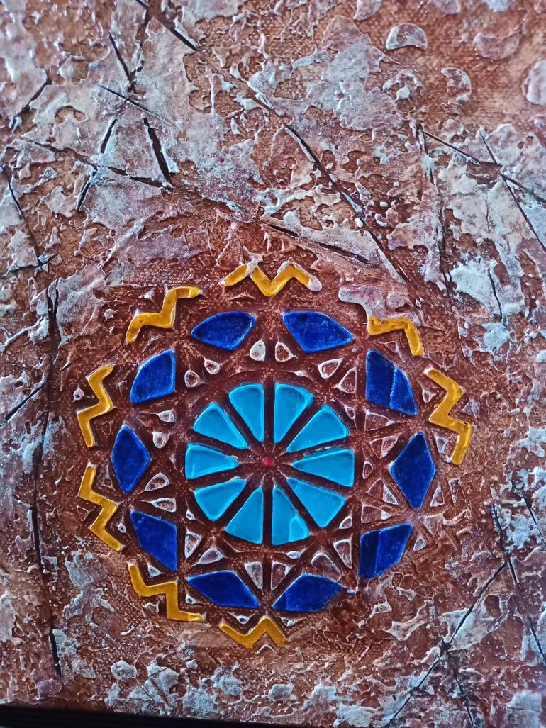 Original Classicism Abstract Painting by Raffaella Lupetti