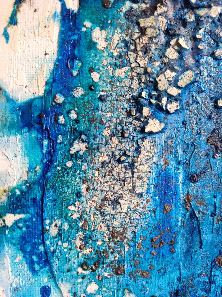 Original Abstract Expressionism Abstract Painting by Raffaella Lupetti