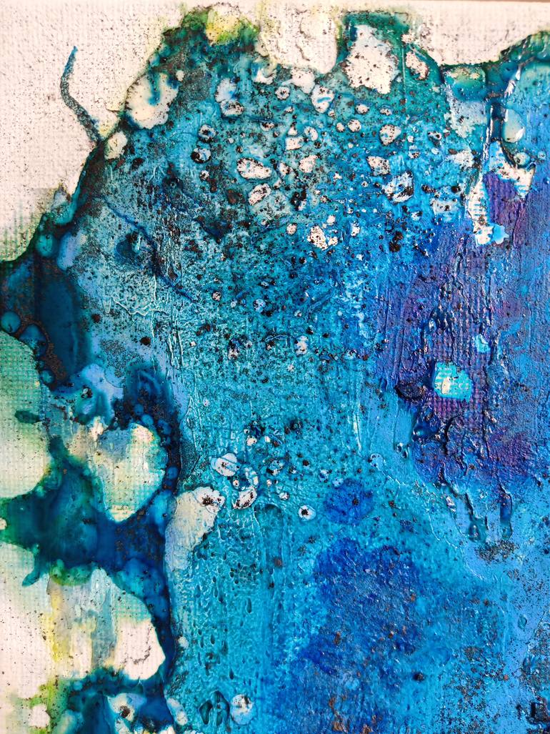 Original Abstract Expressionism Abstract Painting by Raffaella Lupetti