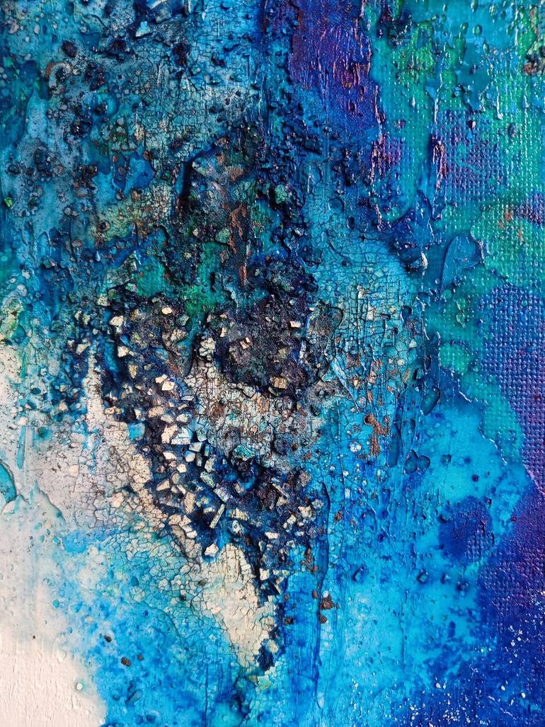 Original Abstract Expressionism Abstract Painting by Raffaella Lupetti
