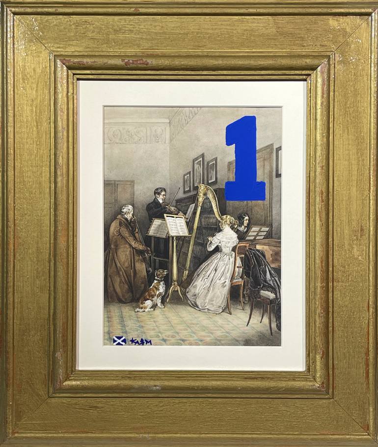 Original Baroque Humor Painting by Real Kasm