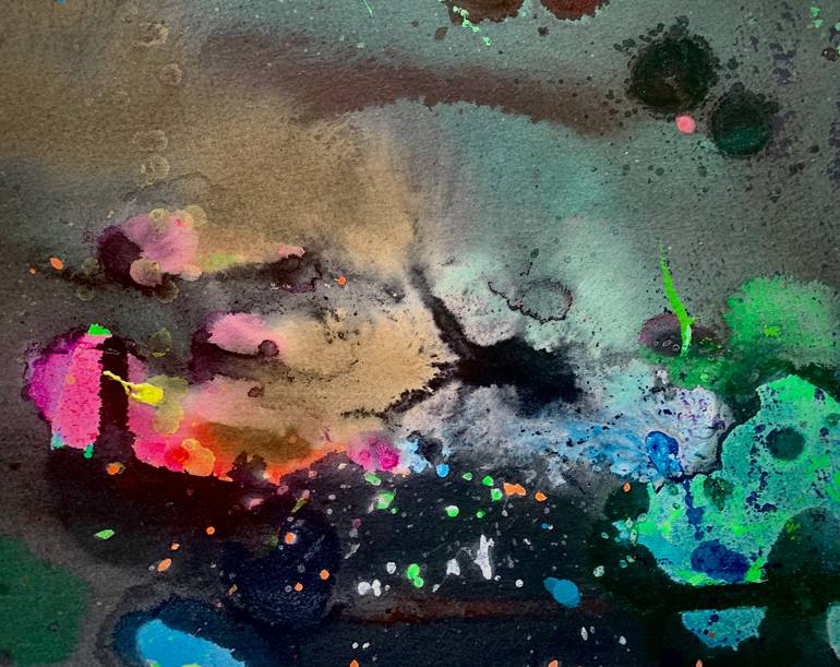 Original Abstract Painting by Hongfeng Guo