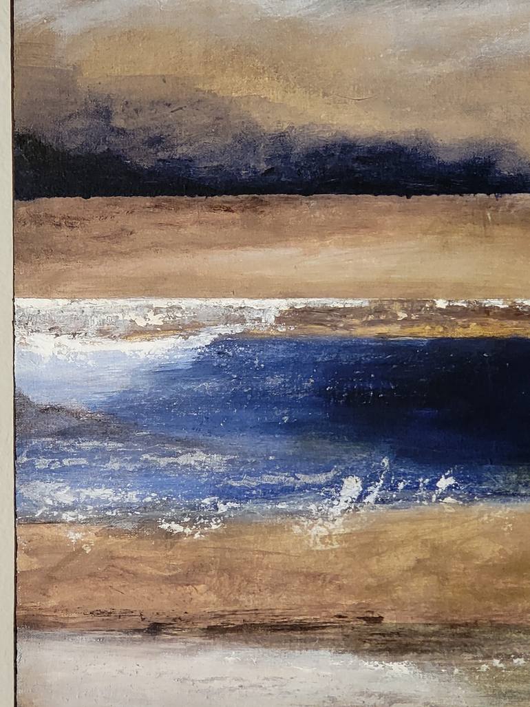 Original Abstract Seascape Painting by Aisha Mahmood