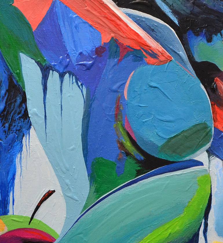 Original Abstract Expressionism Abstract Painting by Rade Grahovac