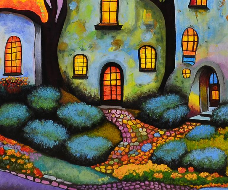 Original Folk Fantasy Painting by Rade Grahovac