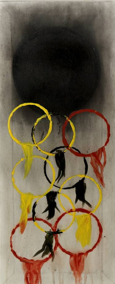 Original Figurative Abstract Mixed Media by Lees Art