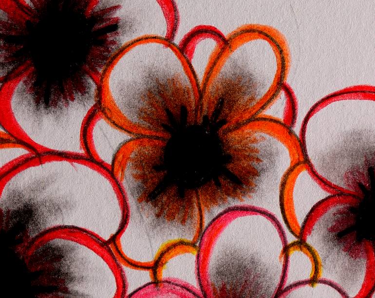 Original Contemporary Abstract Mixed Media by Lees Art