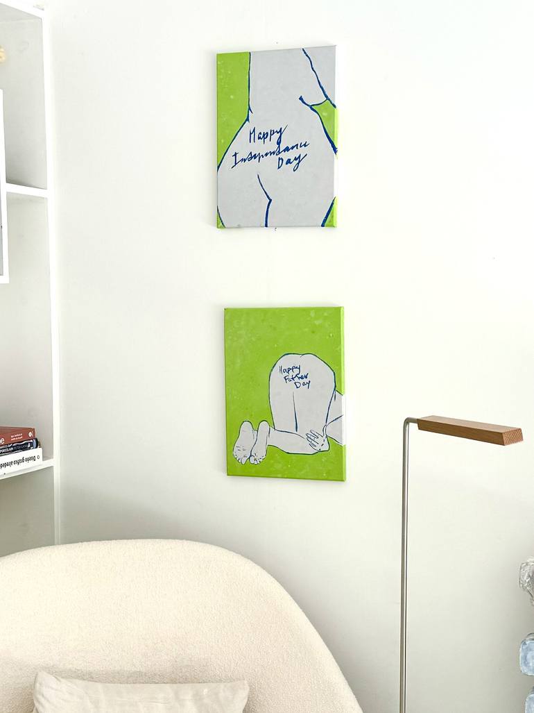 Original Contemporary People Painting by Luiza Happi
