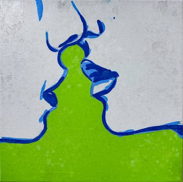 Original Pop Art Love Painting by Luiza Happi