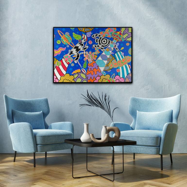 Original Pop Art Pop Culture/Celebrity Painting by Kalatzis Artworks