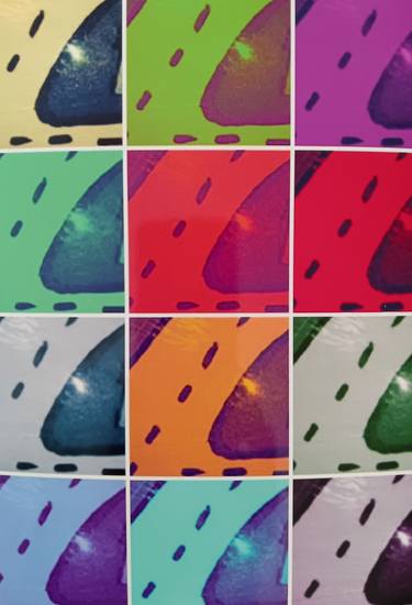 Original Contemporary Patterns Mixed Media by Nicole H
