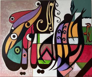 Original Abstract Expressionism Patterns Paintings by Ava Yun
