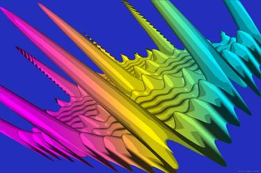 Original Algorithmic Abstract Digital by George Belva