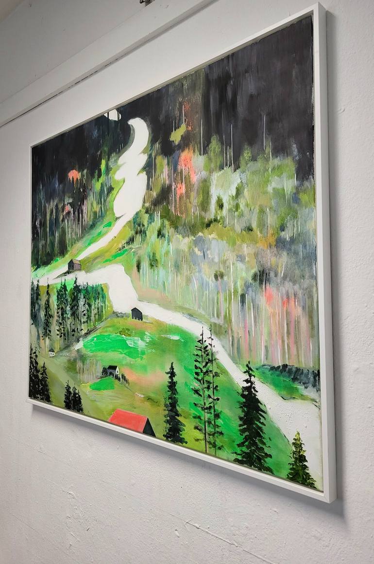 Original Expressionism Landscape Painting by Tanja Vetter