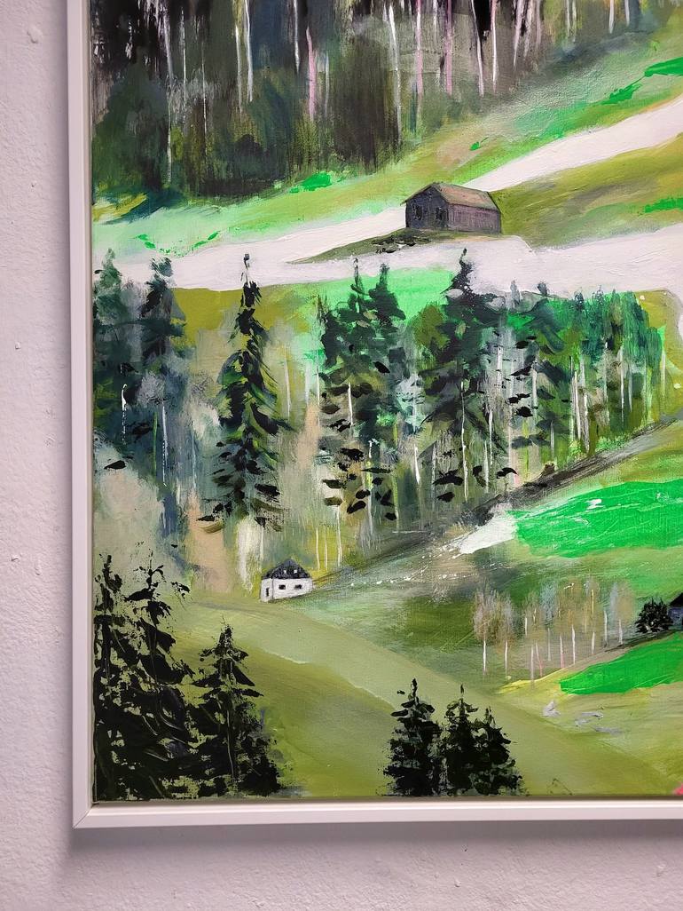 Original Expressionism Landscape Painting by Tanja Vetter