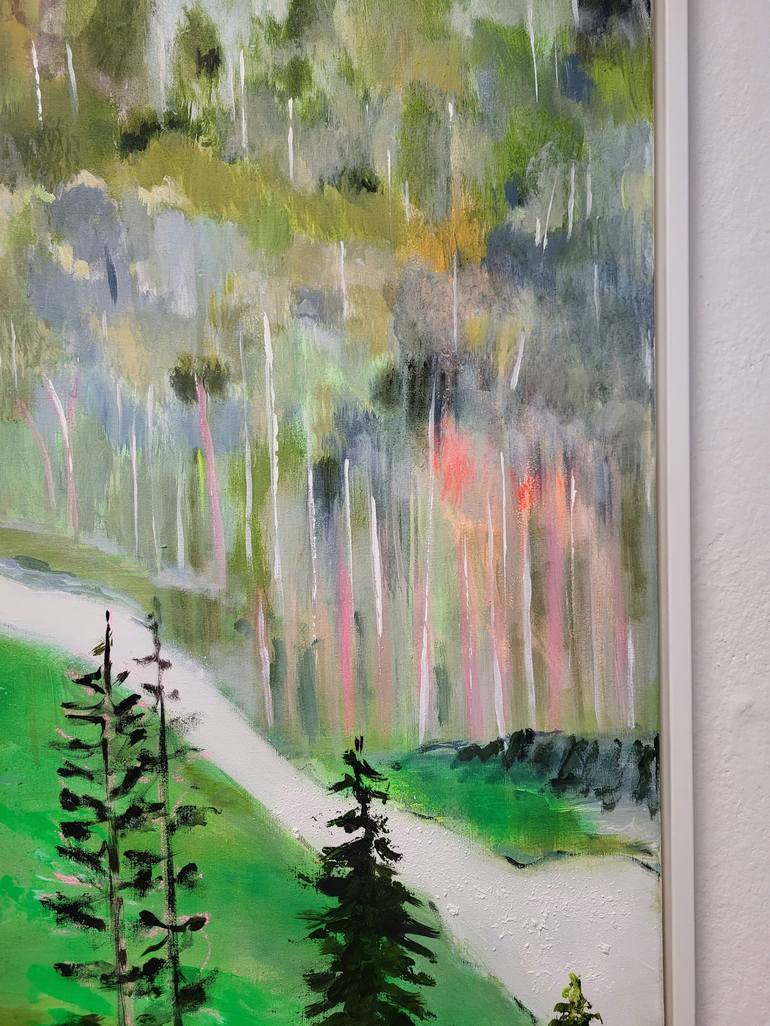 Original Expressionism Landscape Painting by Tanja Vetter