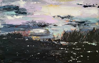 Original Expressionism Landscape Paintings by Tanja Vetter