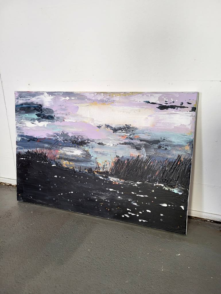 Original Expressionism Landscape Painting by Tanja Vetter