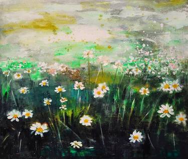 Original Expressionism Landscape Paintings by Tanja Vetter