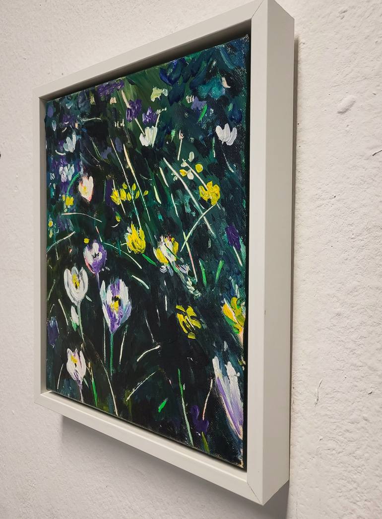 Original Expressionism Floral Painting by Tanja Vetter