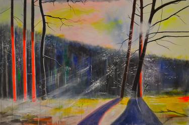 Original Expressionism Landscape Paintings by Tanja Vetter