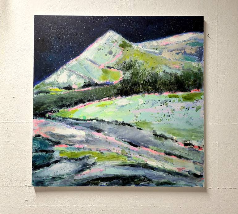 Original Expressionism Landscape Painting by Tanja Vetter