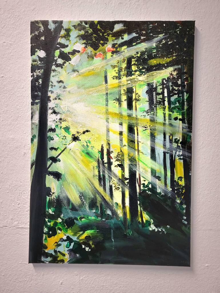 Original Expressionism Landscape Painting by Tanja Vetter