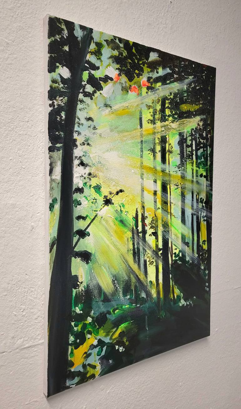 Original Expressionism Landscape Painting by Tanja Vetter