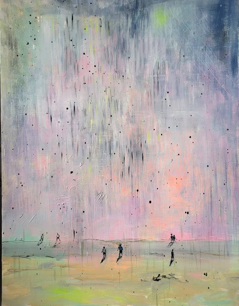 Original Contemporary Beach Paintings by Tanja Vetter