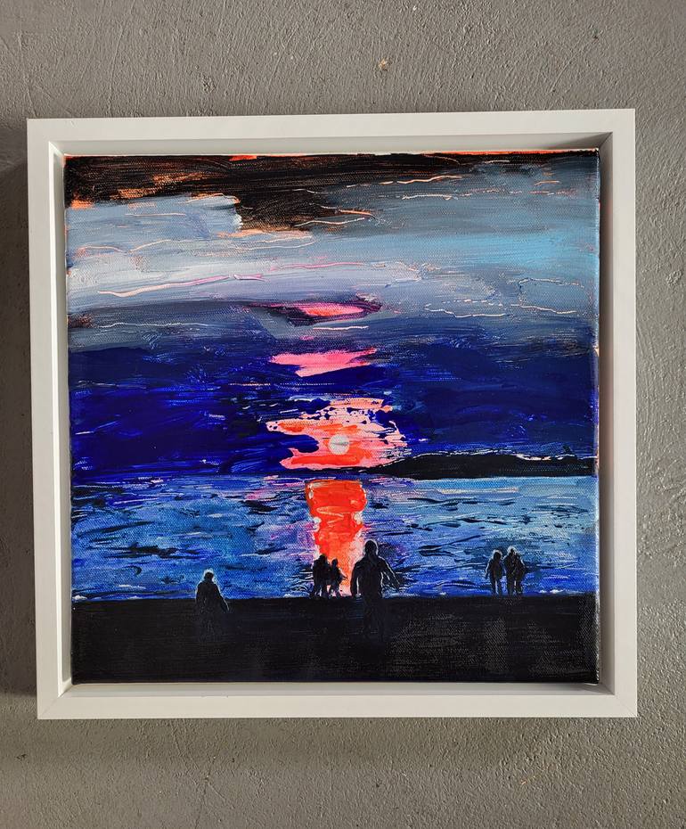 Original Expressionism Landscape Painting by Tanja Vetter