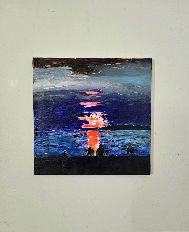 Original Expressionism Landscape Painting by Tanja Vetter