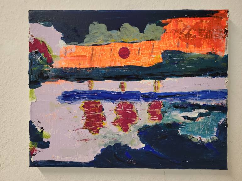 Original Expressionism Landscape Painting by Tanja Vetter