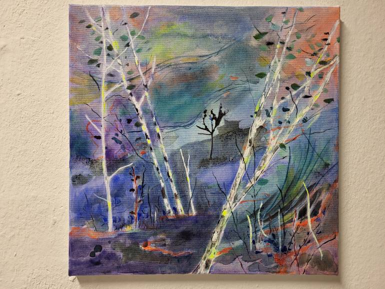 Original Expressionism Nature Painting by Tanja Vetter