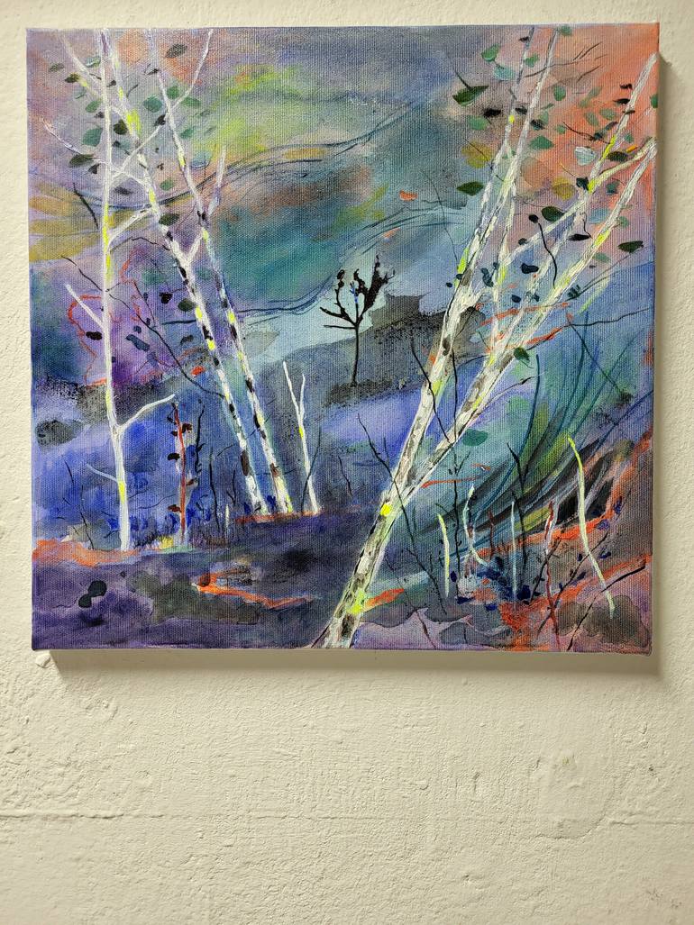 Original Expressionism Nature Painting by Tanja Vetter