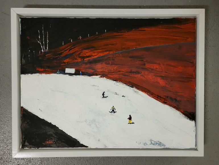 Original Modernism Landscape Painting by Tanja Vetter