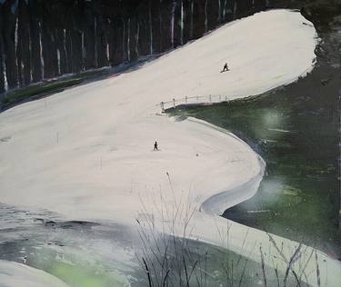 Original Expressionism Landscape Paintings by Tanja Vetter