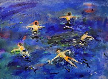 Original Expressionism Water Paintings by Tanja Vetter