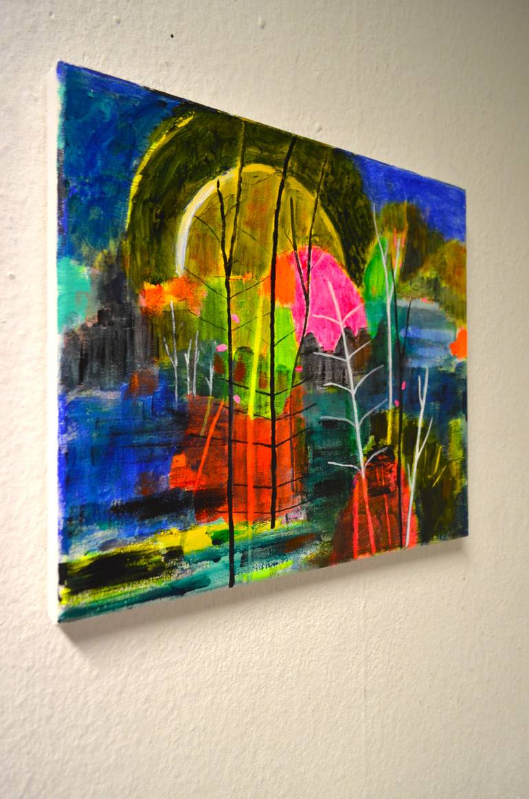 Original Expressionism Landscape Painting by Tanja Vetter