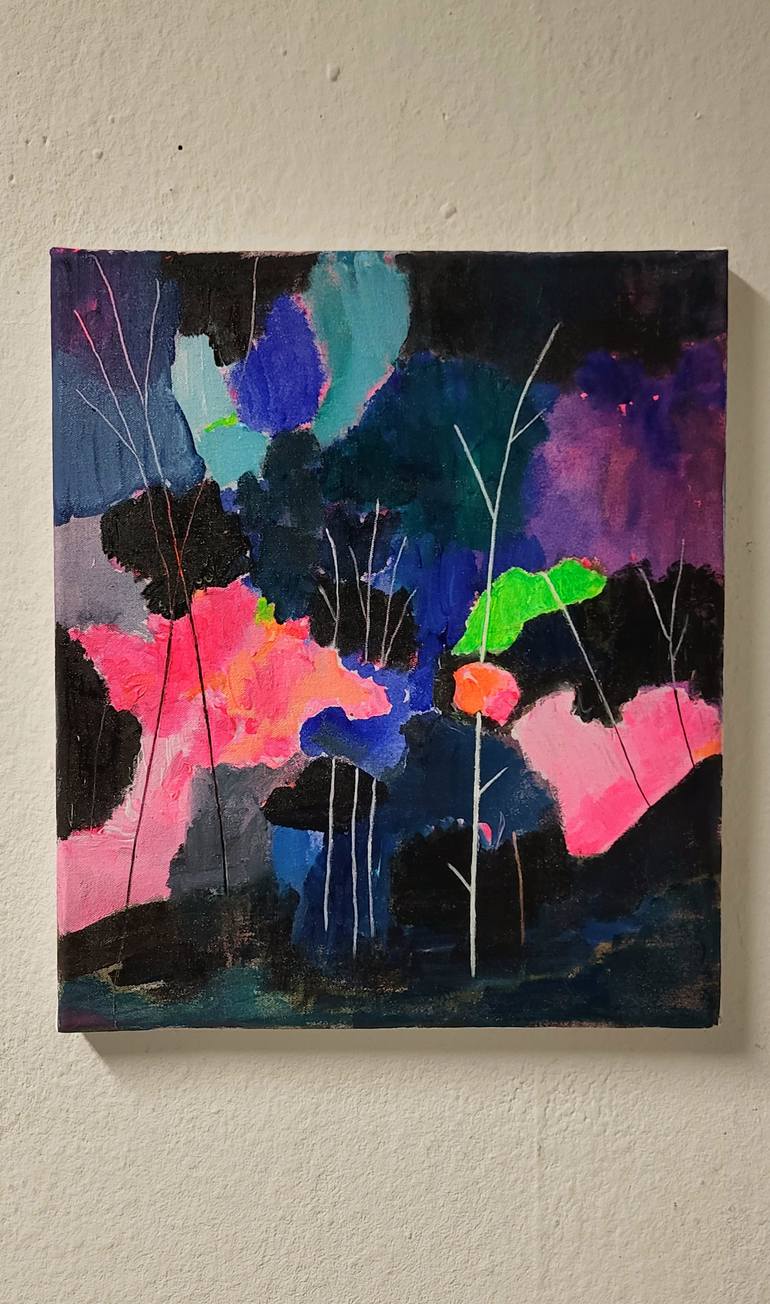 Original Expressionism Nature Painting by Tanja Vetter