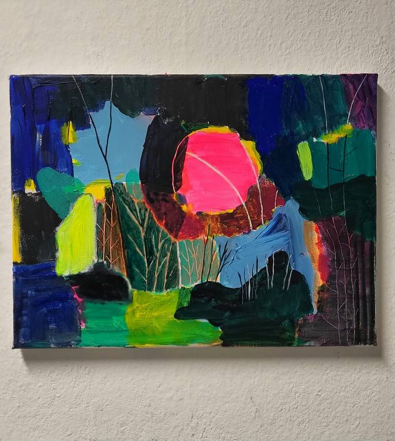Original Expressionism Nature Painting by Tanja Vetter