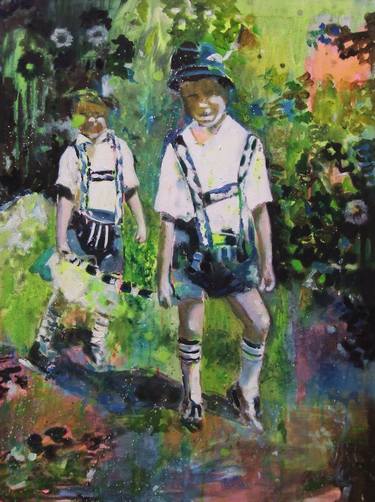 Print of Expressionism Children Paintings by Tanja Vetter