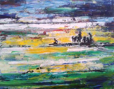 Original Expressionism Seascape Paintings by Tanja Vetter