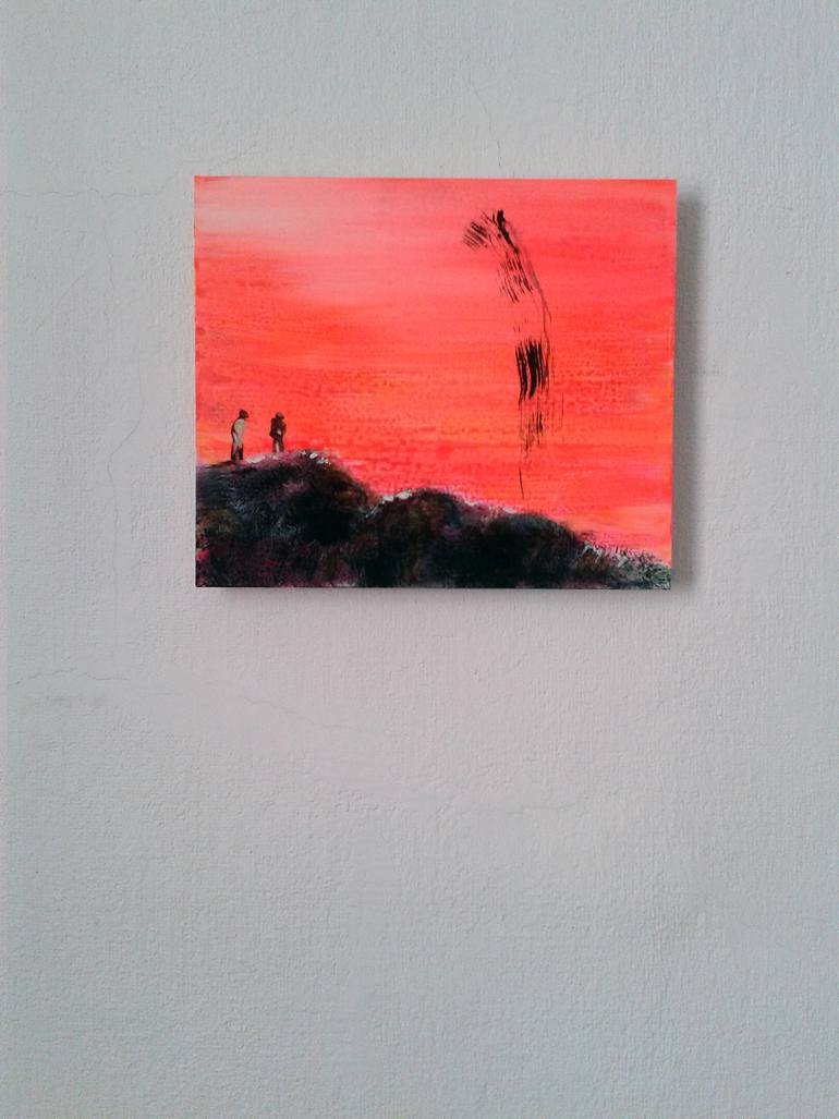 Original Expressionism Landscape Painting by Tanja Vetter