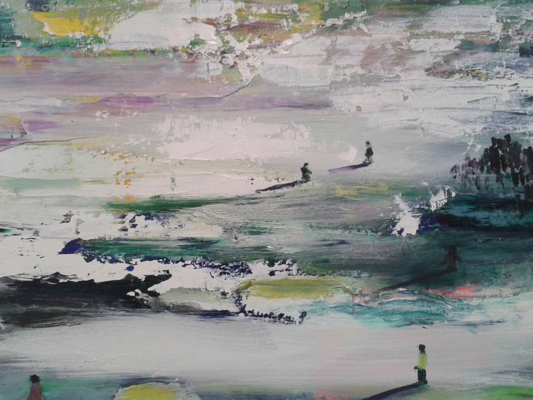 Original Expressionism Landscape Painting by Tanja Vetter