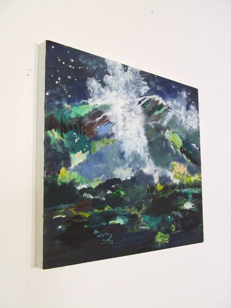 Original Expressionism Landscape Painting by Tanja Vetter
