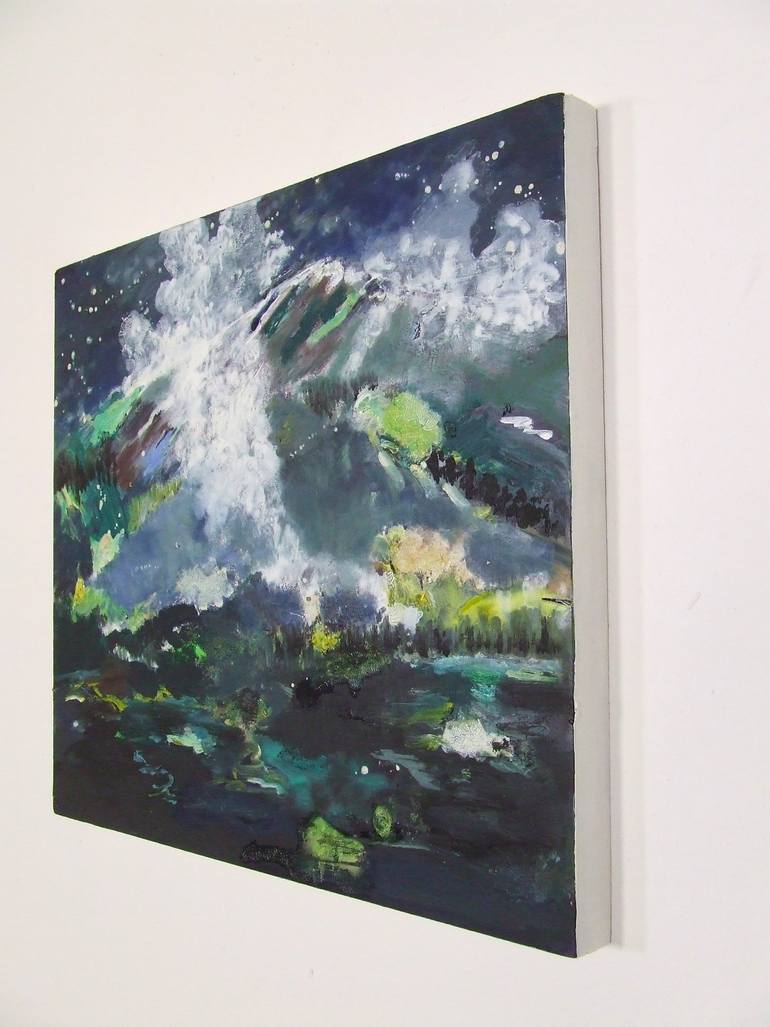 Original Expressionism Landscape Painting by Tanja Vetter
