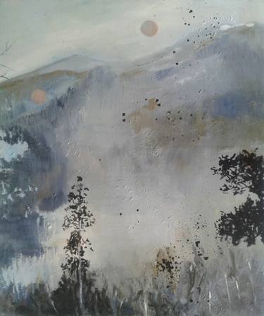 Original Expressionism Landscape Paintings by Tanja Vetter