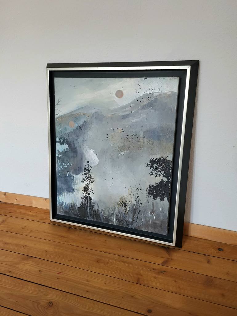 Original Expressionism Landscape Painting by Tanja Vetter